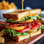 Crunchy Fried Green Tomato BLT Sandwich