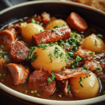 Dublin Coddle Sausage and Bacon Stew