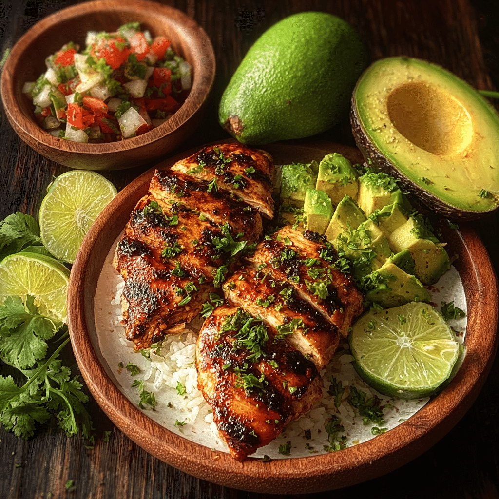 Fiesta Lime Chicken with Avocado