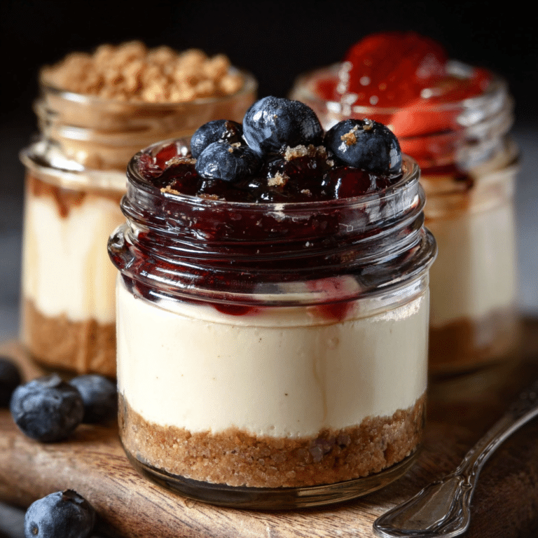 High-Protein Cheesecake Jars