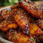 Hot Honey Peach Wings