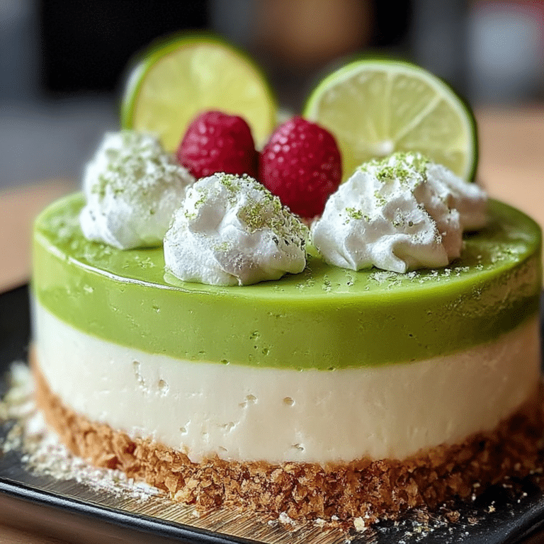 Lime Mousse Cheesecake