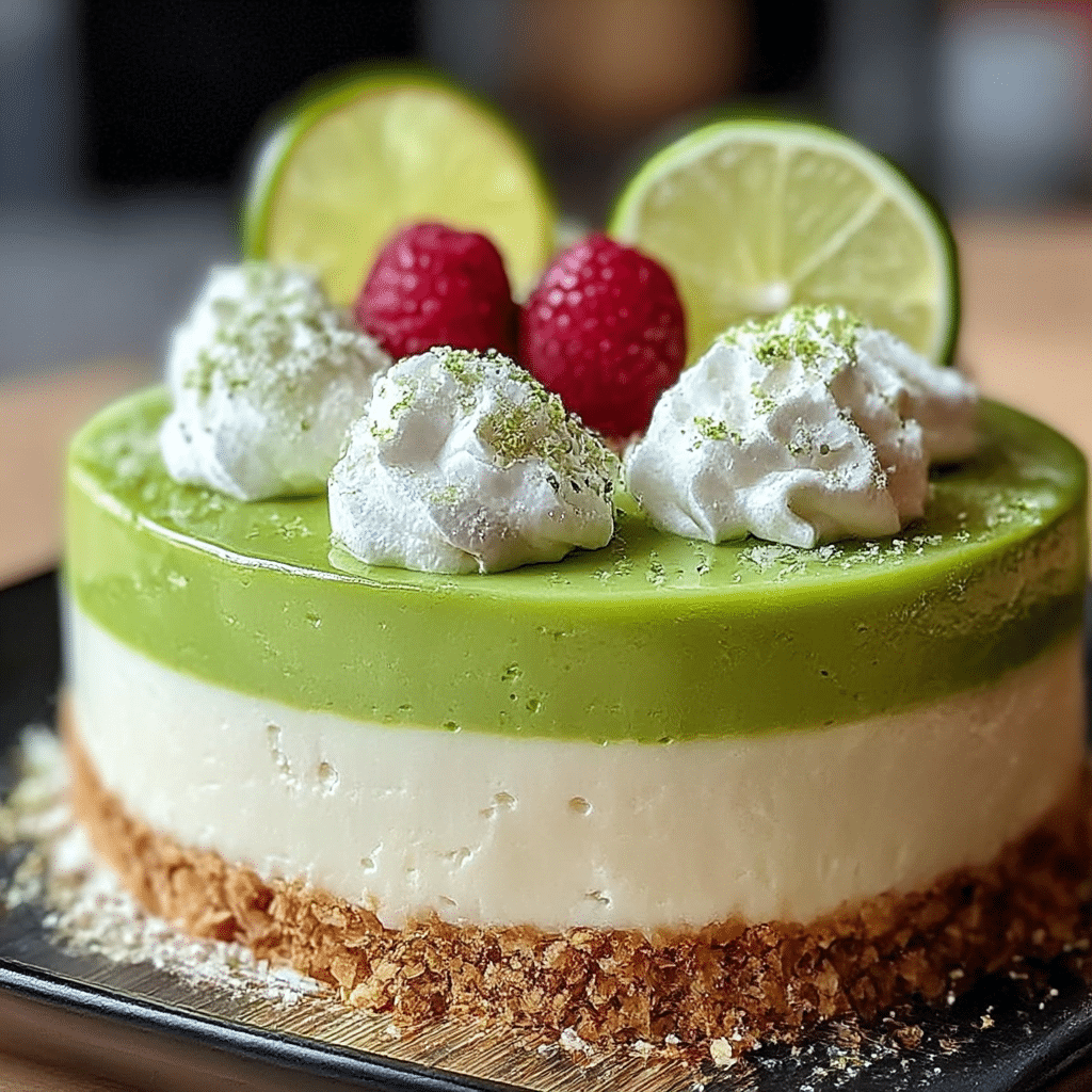 Lime Mousse Cheesecake
