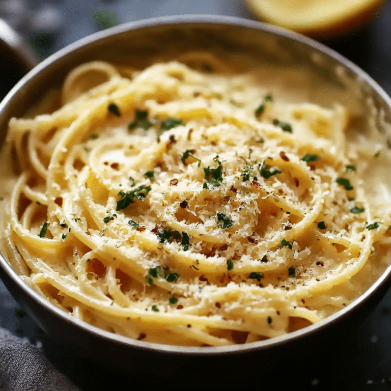 One Pot Garlic Parmesan Sauce