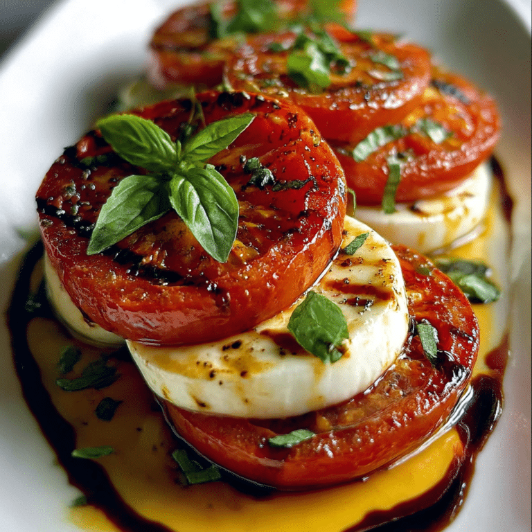 Roasted Tomato Caprese Salad