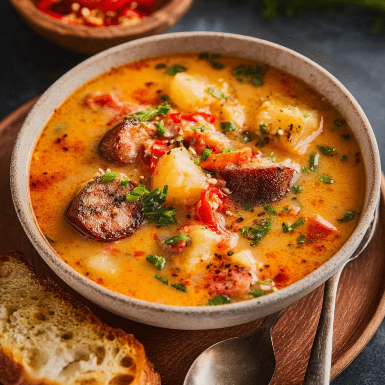 Spicy Cajun Potato Soup Recipe |