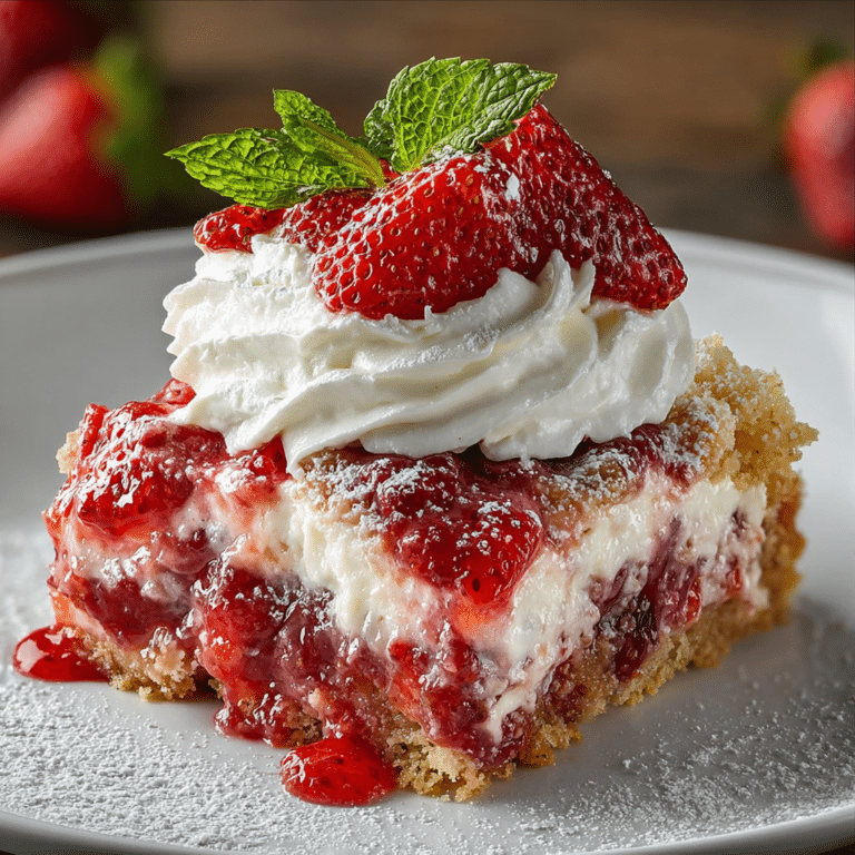 Strawberry Dump Cake