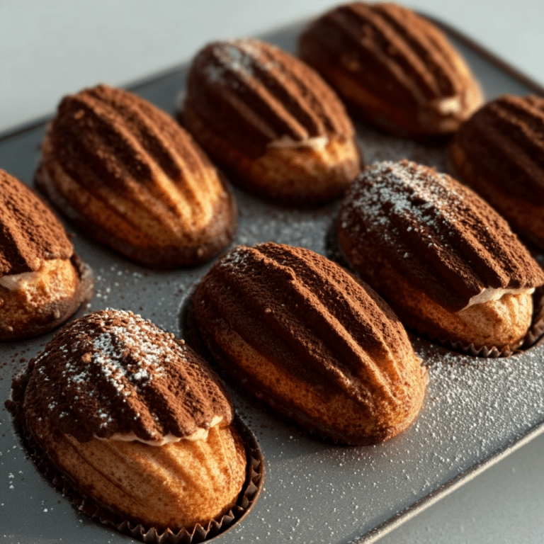 Tiramisu Madeleines