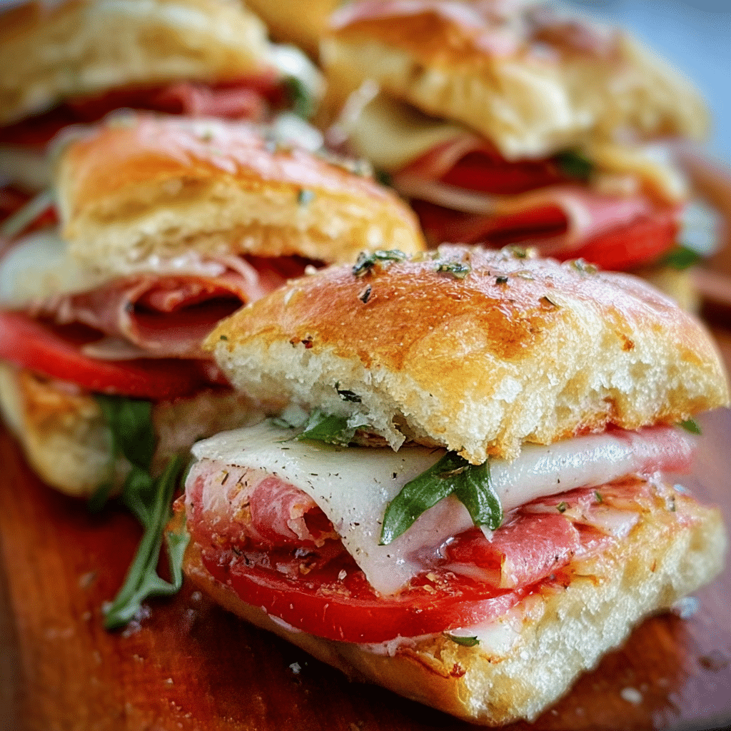 Hot Italian Sub Sliders