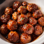 Sticky Hoisin Meatballs