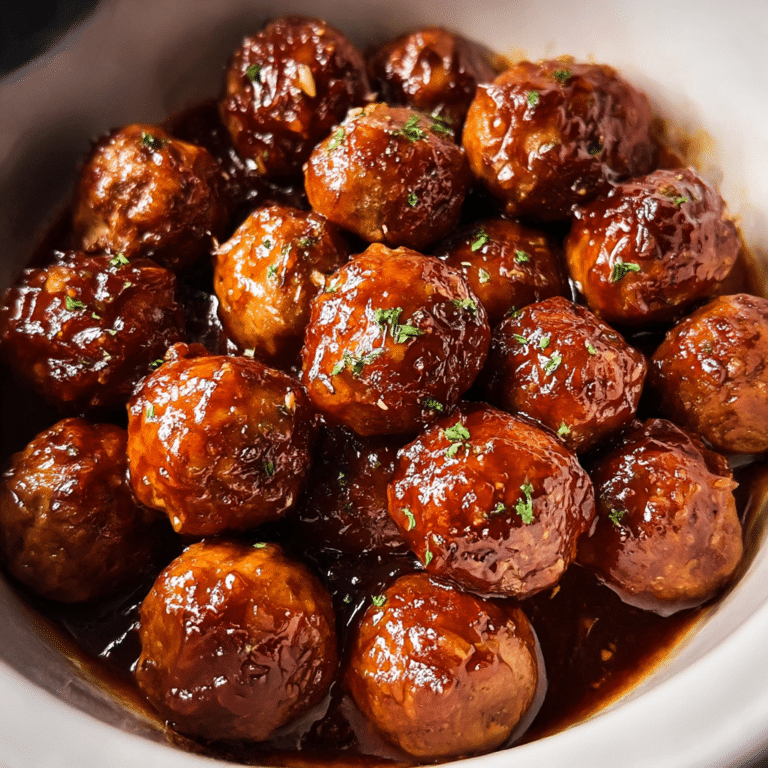 Sticky Hoisin Meatballs