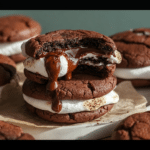 Nutella Marshmallow Cookies